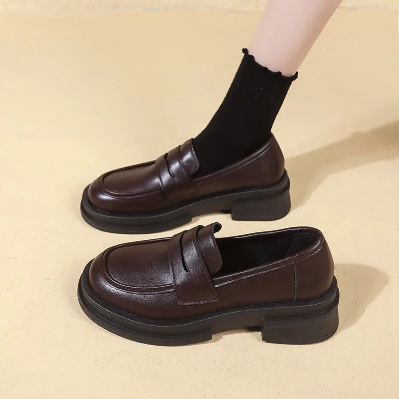 Escarpins Lolita Style Japonais à Talon Carré Bas