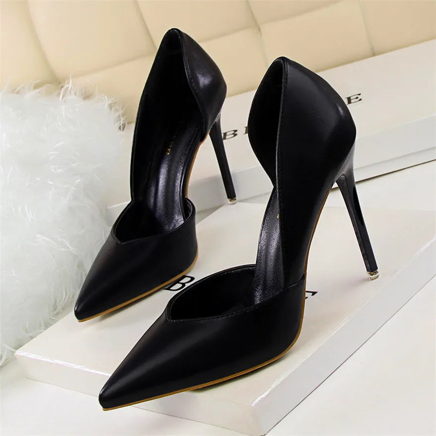 Escarpins BIGTREE Talon Aiguille Cuir PU