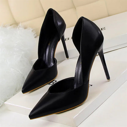 Escarpins BIGTREE Talon Aiguille Cuir PU