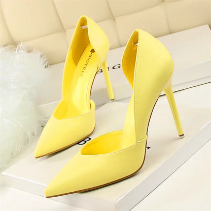 Escarpins BIGTREE Talon Aiguille Cuir PU