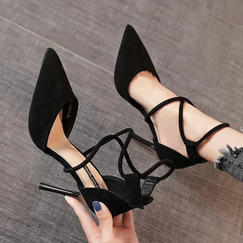 Sandales Romaines Talons Fins Bout Pointu