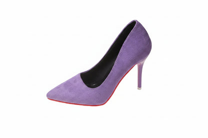 Escarpins Velours Talon Aiguille 10cm