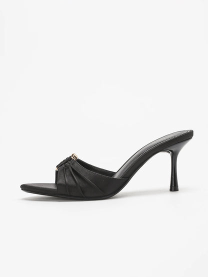 Sandales Mules Satinées On feet& in love