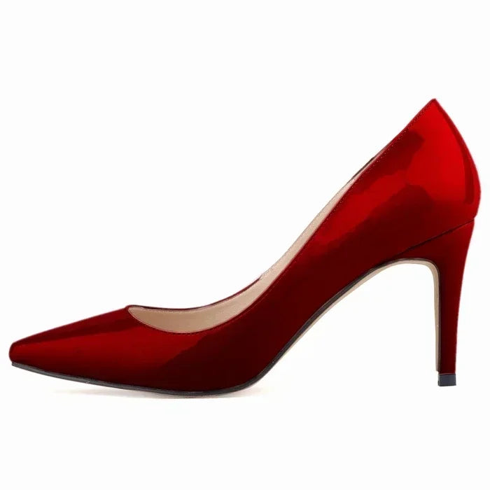 Escarpins Élégants Loslandifen Talon Fin 9cm Cuir Verni
