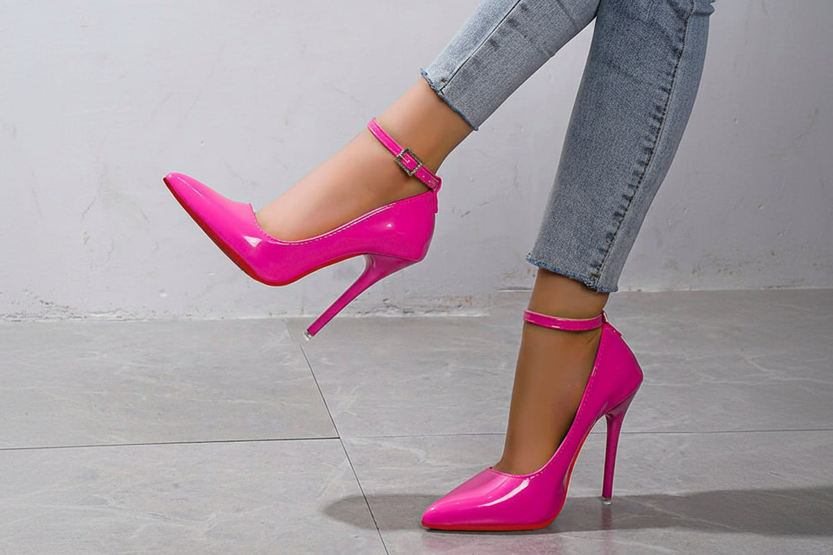 Escarpins : Talons Aiguilles Cristaux 12cm