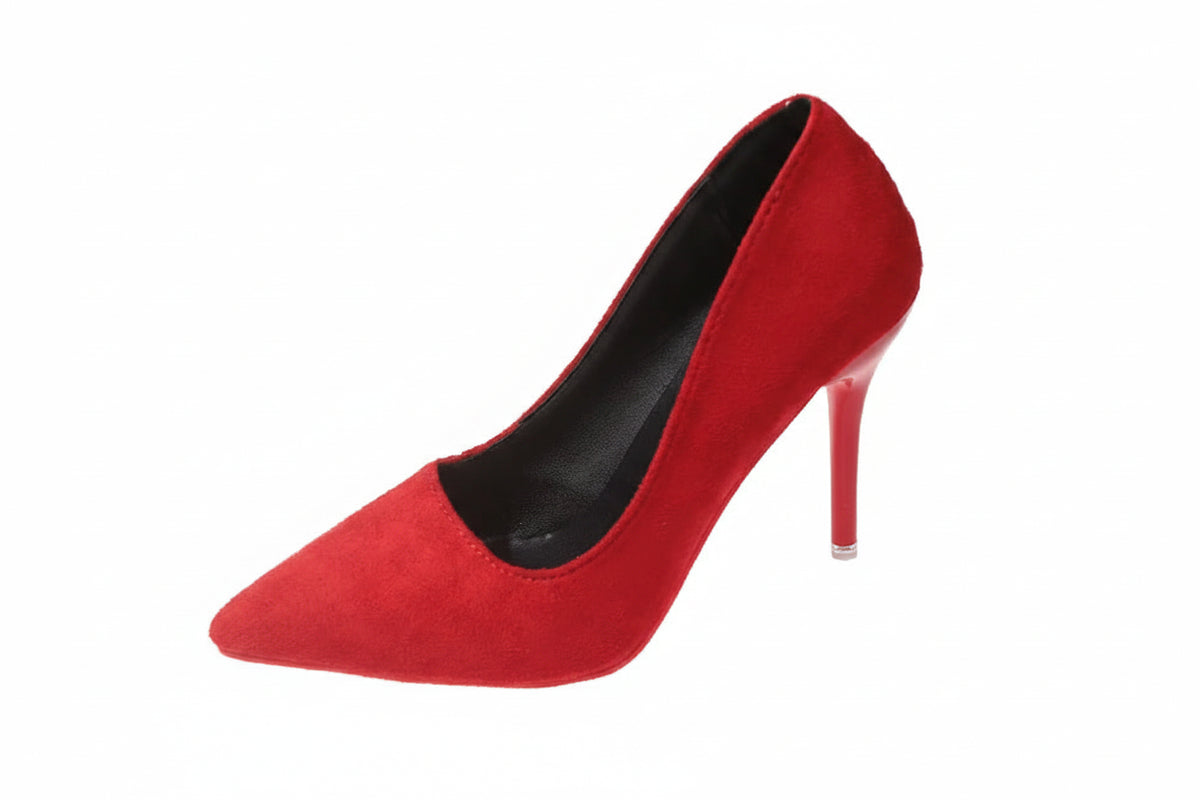 Escarpins Velours Talon Aiguille 10cm
