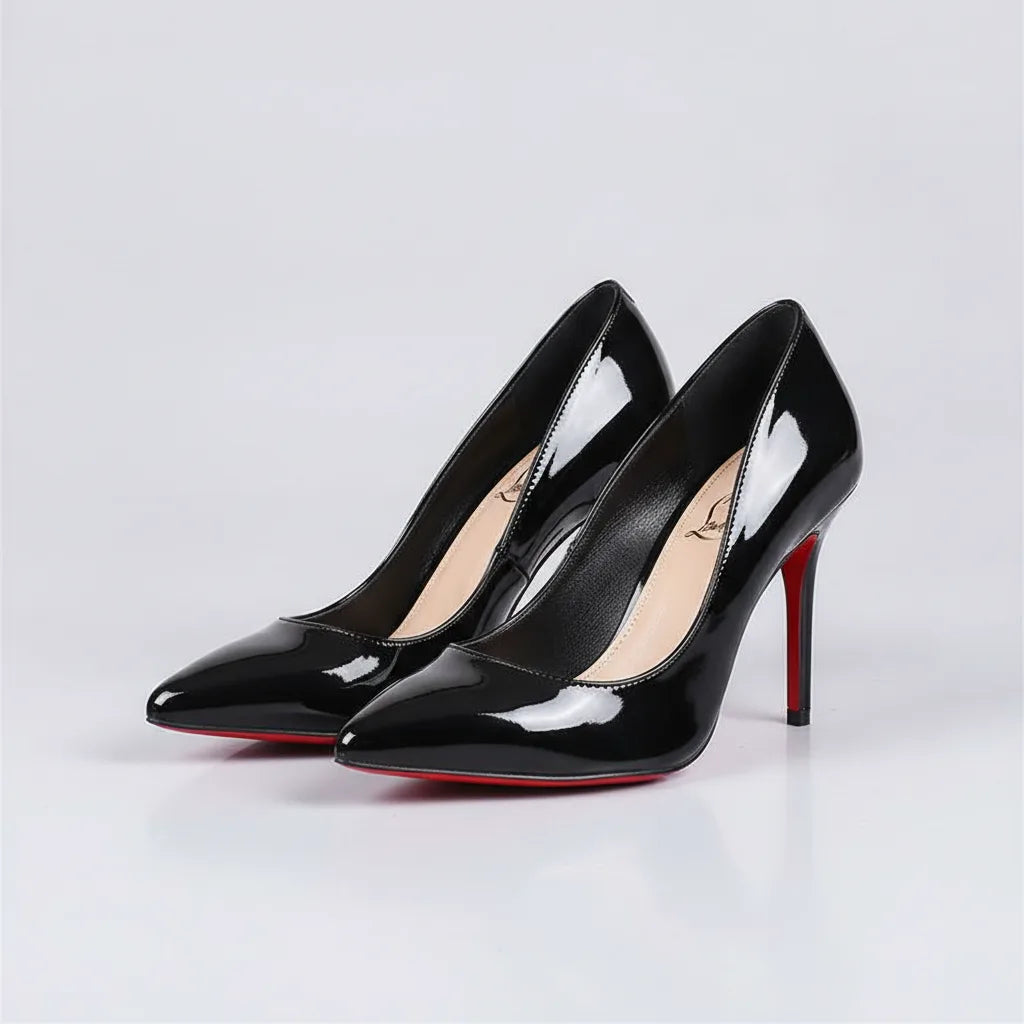 Escarpins Noirs Classiques Bout Pointu Talon Fin