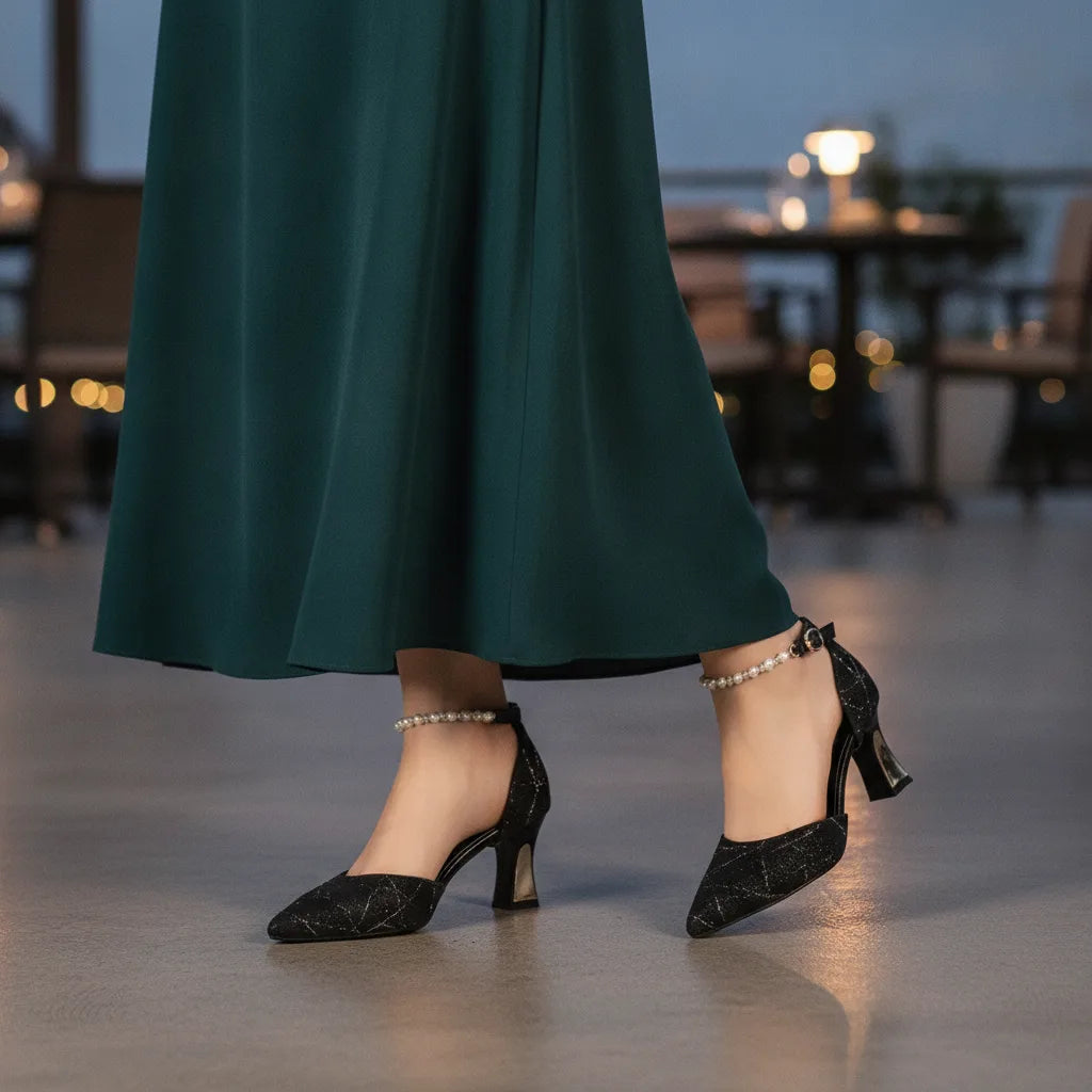 Sandales à Talon Fin Chic Femme