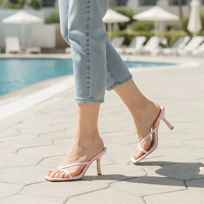 Escarpins Femme Bout Carré Talon Fin