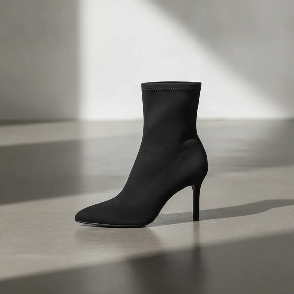 Bottines Sexy Talons Aiguilles 9cm PU Élégance Y2K