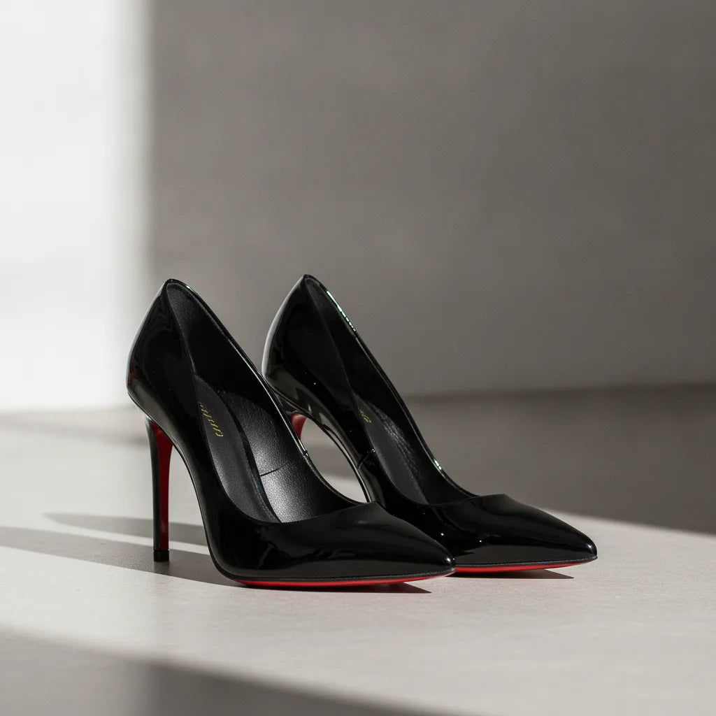 Escarpins Noirs Classiques Bout Pointu Talon Fin