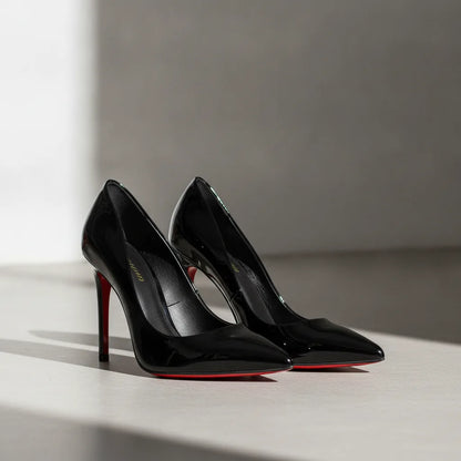 Escarpins Noirs Classiques Bout Pointu Talon Fin