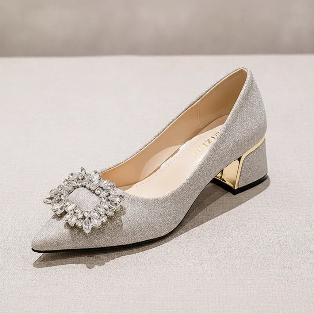 Escarpins TB tonyBlunt Bout Pointu Boucle Diamantée