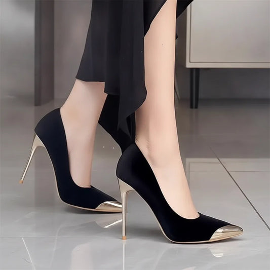 Escarpins Velours Pointus UXST