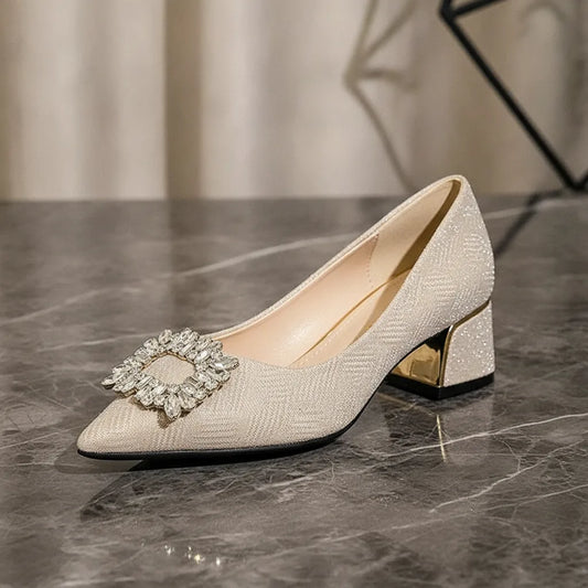 Escarpins TB tonyBlunt Bout Pointu Boucle Diamantée