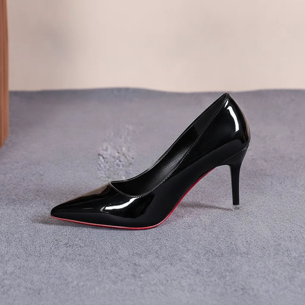 Escarpins Noirs Classiques Bout Pointu Talon Fin