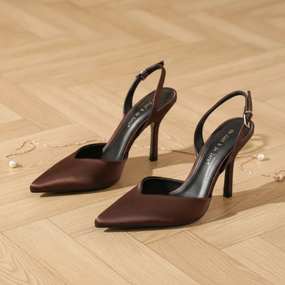 Escarpins Satinés Bout Pointu On Feet & In Love